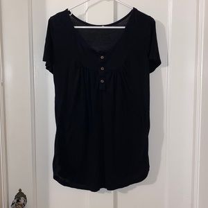 Black Baby Doll Style Tunic